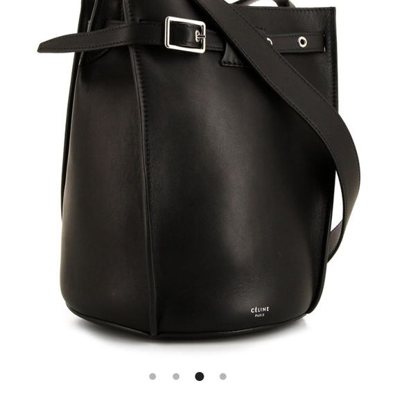 PRISTINE Authentic Celine black Calfskin crossbody bag - Picture 2 of 11